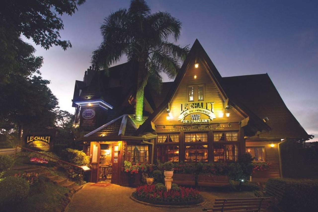 Apart-Hotel Em Gramado, Padrao 4 Estrelas, No Centro Esterno foto